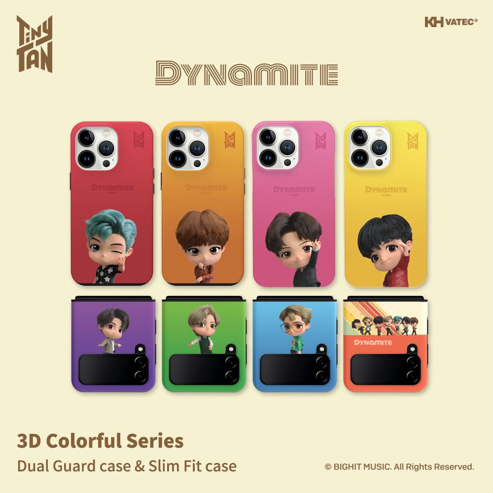 TinyTAN 타이니탄 방탄소년단 폰케이스 Dynamite 3D 듀얼가드 케이스